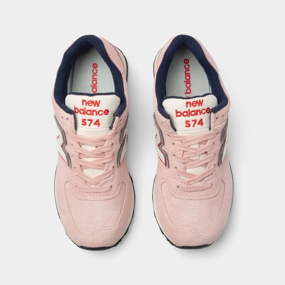 New Balance 574 Pink with Grey - Picture 8 of 10